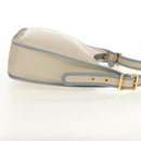 LOEWE Sofia Shoulder Bag Leather Ivory Gold Auth mr1551A-4