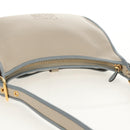 LOEWE Sofia Shoulder Bag Leather Ivory Gold Auth mr1551A-6