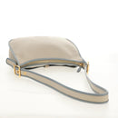 LOEWE Sofia Shoulder Bag Leather Ivory Gold Auth mr1551A-7