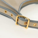 LOEWE Sofia Shoulder Bag Leather Ivory Gold Auth mr1551A-8