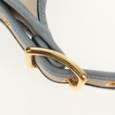 LOEWE Sofia Shoulder Bag Leather Ivory Gold Auth mr1551A-9