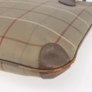 Burberrys Nova Check Tote Bag Canvas Beige Gold Auth mr1554-15