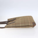 Burberrys Nova Check Tote Bag Canvas Beige Gold Auth mr1554-3