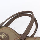 Burberrys Nova Check Tote Bag Canvas Beige Gold Auth mr1554-8