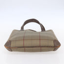 Burberrys Nova Check Tote Bag Canvas Beige Gold Auth mr1554-5