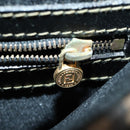 FENDI Pecan Canvas Hand Bag 2way Black Brown Auth mr1555-22