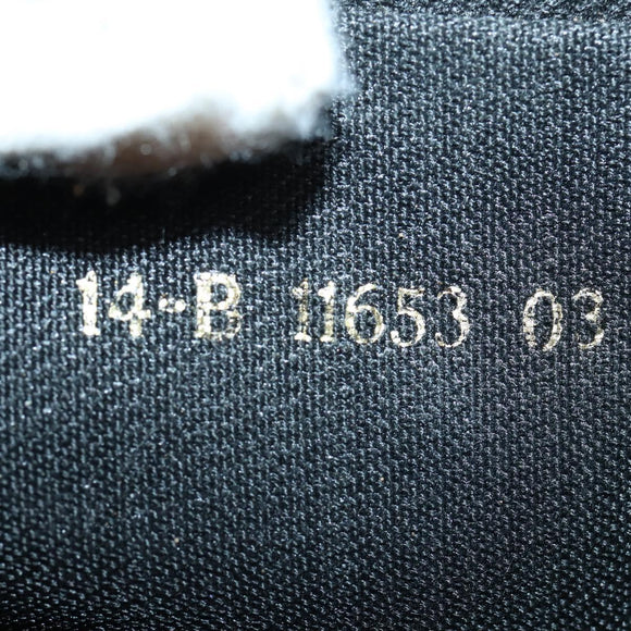 FENDI Pecan Canvas Hand Bag 2way Black Brown Auth mr1555