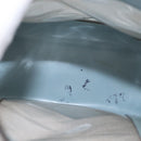 GUCCI mesh Hand Bag Nylon Light Blue Silver Auth mr1557-17