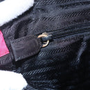 PRADA Quilted Chain Shoulder Bag Nylon Pink Gold Auth mr1558-20