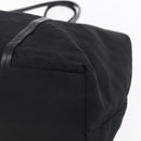 PRADA Hand Bag Nylon Black Silver Auth mr1559-16
