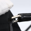 PRADA Hand Bag Nylon Black Silver Auth mr1559-9