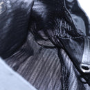 PRADA Hand Bag Nylon Black Silver Auth mr1559-21