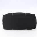 PRADA Hand Bag Nylon Black Silver Auth mr1559-5