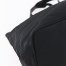 PRADA Hand Bag Nylon Black Silver Auth mr1560-14