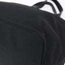 PRADA Hand Bag Nylon Black Silver Auth mr1560-15