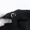 PRADA Hand Bag Nylon Black Silver Auth mr1560-10