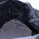 PRADA Hand Bag Nylon Black Silver Auth mr1560-20