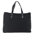 PRADA Hand Bag Nylon Black Silver Auth mr1560-2