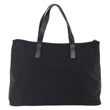 PRADA Hand Bag Nylon Black Silver Auth mr1560 - 0