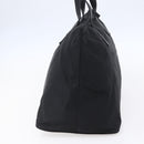 PRADA Hand Bag Nylon Black Silver Auth mr1560-4