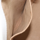 MCM Hand Bag Leather White Gold Auth mr1564-24