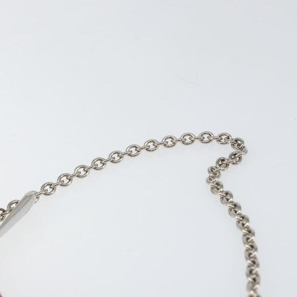 Christian Dior Canage Chain Shoulder Bag Lamb Skin Pink Silver Auth mr1565