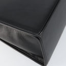 SAINT LAURENT Hand Bag Leather Black Gold Auth mr1566-17