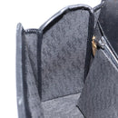 SAINT LAURENT Hand Bag Leather Black Gold Auth mr1566-21