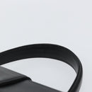 SAINT LAURENT Hand Bag Leather Black Gold Auth mr1566-14