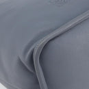 LOEWE Anagram Shoulder Bag Leather Blue Gold Auth mr1567-15