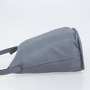 LOEWE Anagram Shoulder Bag Leather Blue Gold Auth mr1567-4