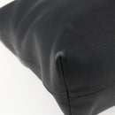 PRADA Hand Bag Leather 2way Black Gold Auth mr1569-17