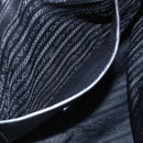 PRADA Hand Bag Leather 2way Black Gold Auth mr1569-28