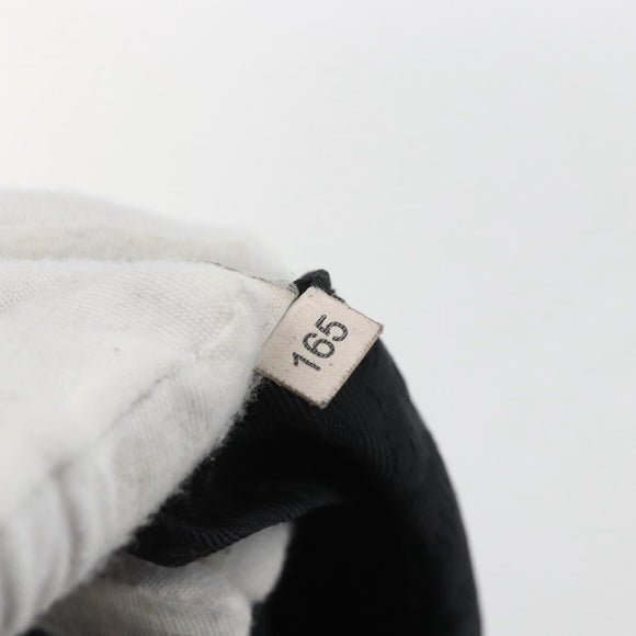 PRADA Hand Bag Leather 2way Black Gold Auth mr1569