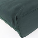 PRADA Hand Bag Nylon Green Silver Auth mr1571-17