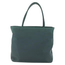 PRADA Hand Bag Nylon Green Silver Auth mr1571-2