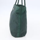 PRADA Hand Bag Nylon Green Silver Auth mr1571-4