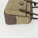 Burberrys Nova Check Bag Canvas Leather 2 Set Beige Brown Auth mr1572-4