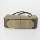 Burberrys Nova Check Bag Canvas Leather 2 Set Beige Brown Auth mr1572-7