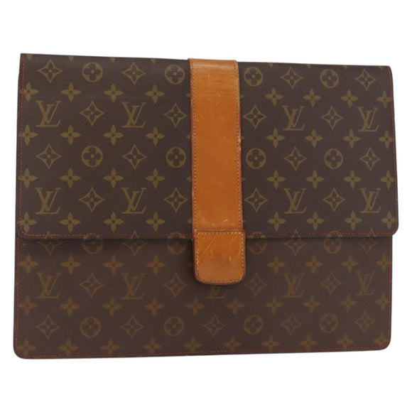 LOUIS VUITTON Monogram Posh Diplomat Homme Clutch Bag No.243 LV Auth mr1574