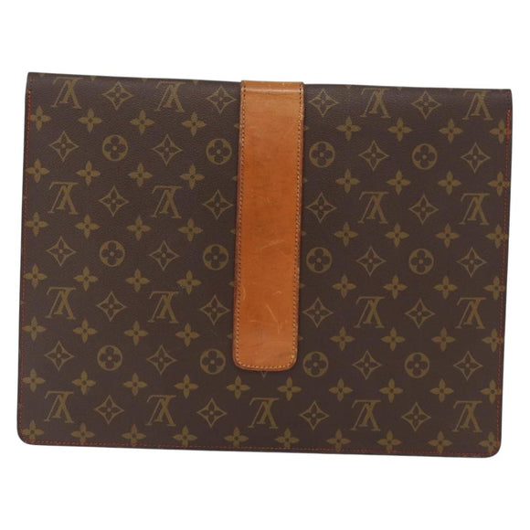LOUIS VUITTON Monogram Posh Diplomat Homme Clutch Bag No.243 LV Auth mr1574