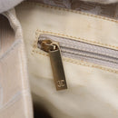 CHANEL New Travel Line Tote Bag Nylon Beige Gold CC Auth mr1575-16