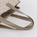 CHANEL New Travel Line Tote Bag Nylon Beige Gold CC Auth mr1575-7