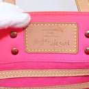 LOUIS VUITTON Monogram Vernis Fluo Reade PM Hand Bag Red M91903 LV Auth mr1578-10