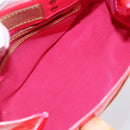 LOUIS VUITTON Monogram Vernis Fluo Reade PM Hand Bag Red M91903 LV Auth mr1578-11