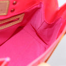 LOUIS VUITTON Monogram Vernis Fluo Reade PM Hand Bag Red M91903 LV Auth mr1578-17