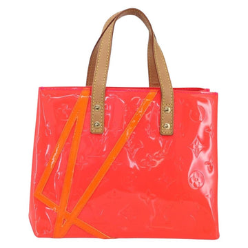 LOUIS VUITTON Monogram Vernis Fluo Reade PM Hand Bag Red M91903 LV Auth mr1578 - 0
