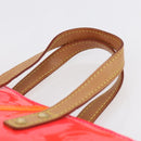 LOUIS VUITTON Monogram Vernis Fluo Reade PM Hand Bag Red M91903 LV Auth mr1578-8