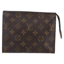 LOUIS VUITTON Monogram Poche Toilette 19 Pouch M47544 LV Auth mr1582-13