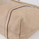 GUCCI GG Canvas Guccissima Tote Bag Leather Gold Beige pink 197953 Auth mr1583-11